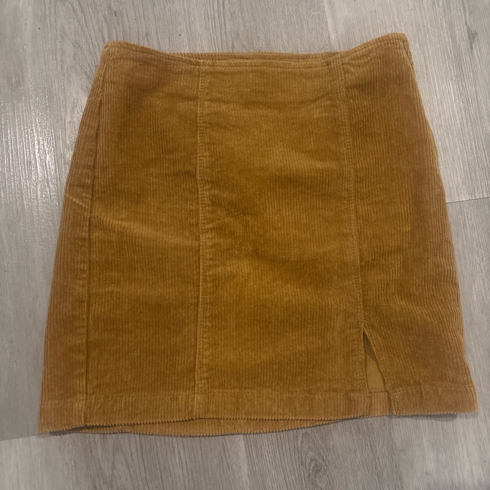 PacSun Brown Corduroy Mini Skirt